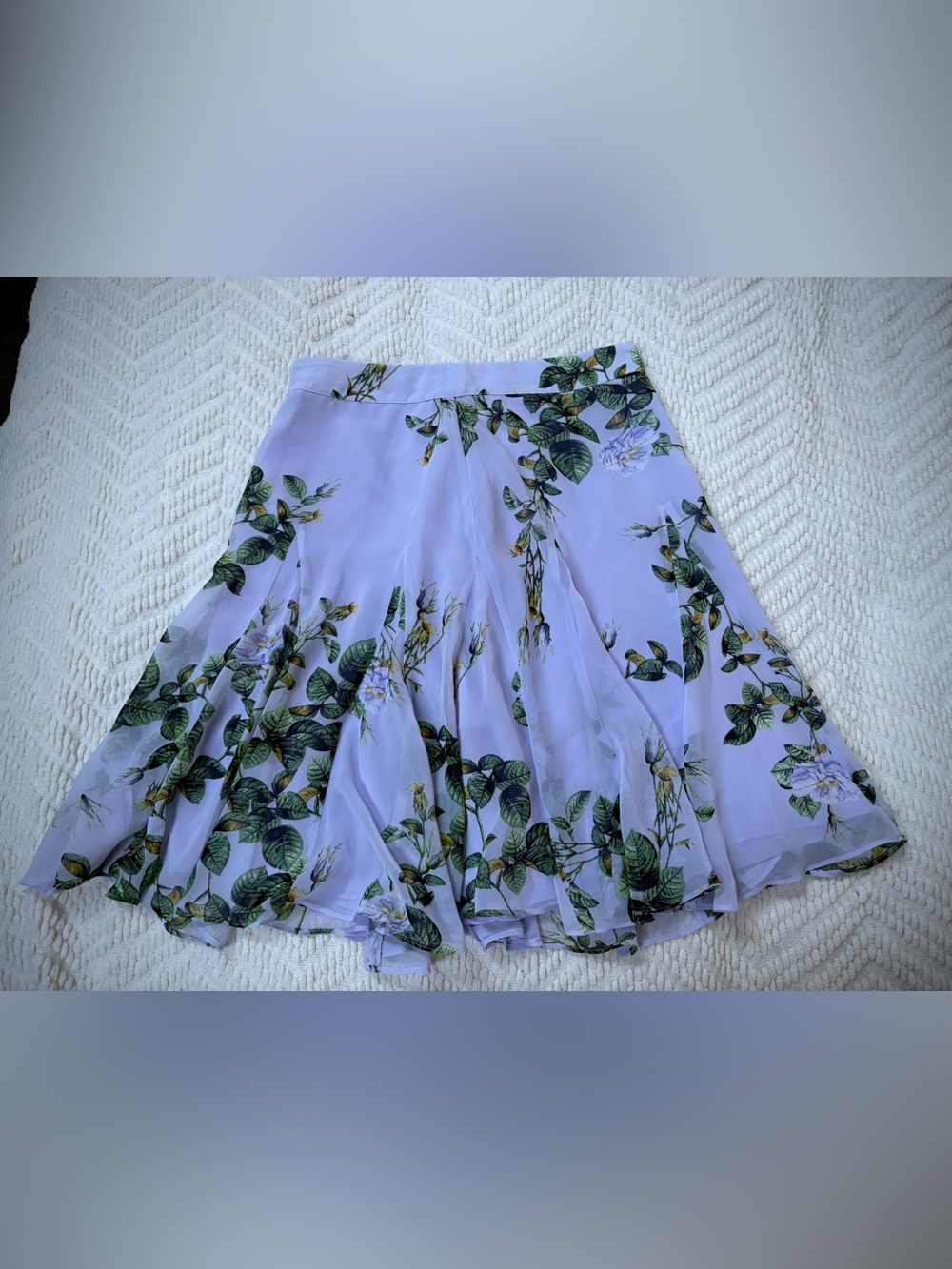 NWT❗️White House Black Market Lavender Floral Sheath Skirt